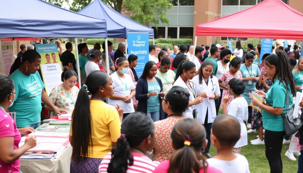 Community outreach programs at St Thomas' Hospital
