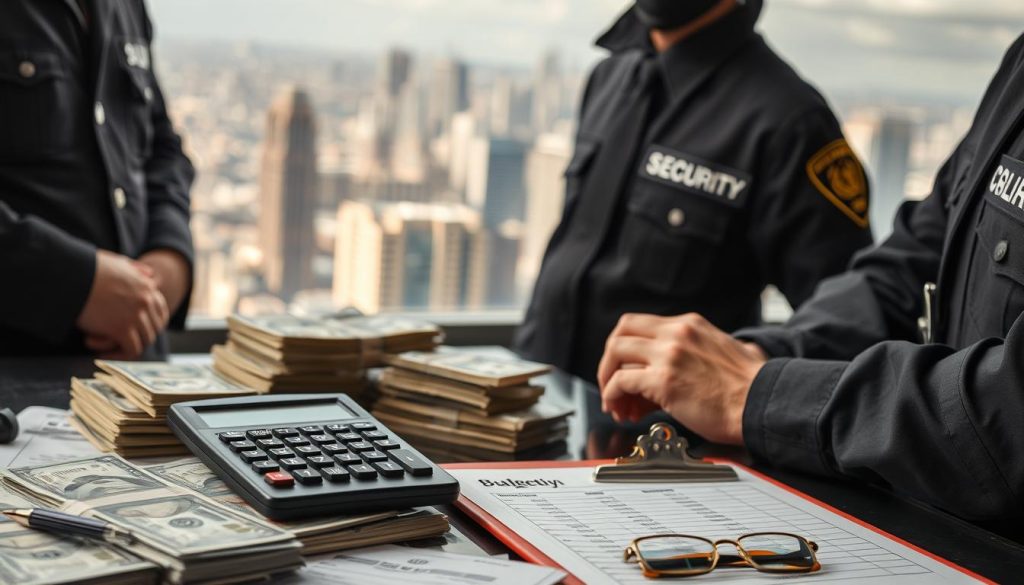 Cost considerations for private security