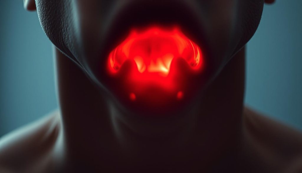 Difficulty swallowing as a symptom of stomach cancer