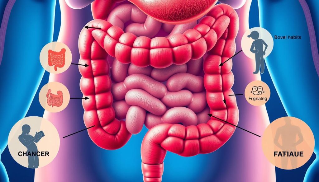 Early warning signs of raquel colon cancer