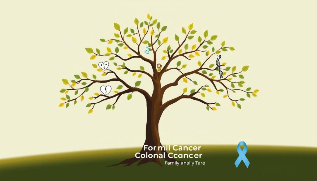 Family history and colon cancer risks