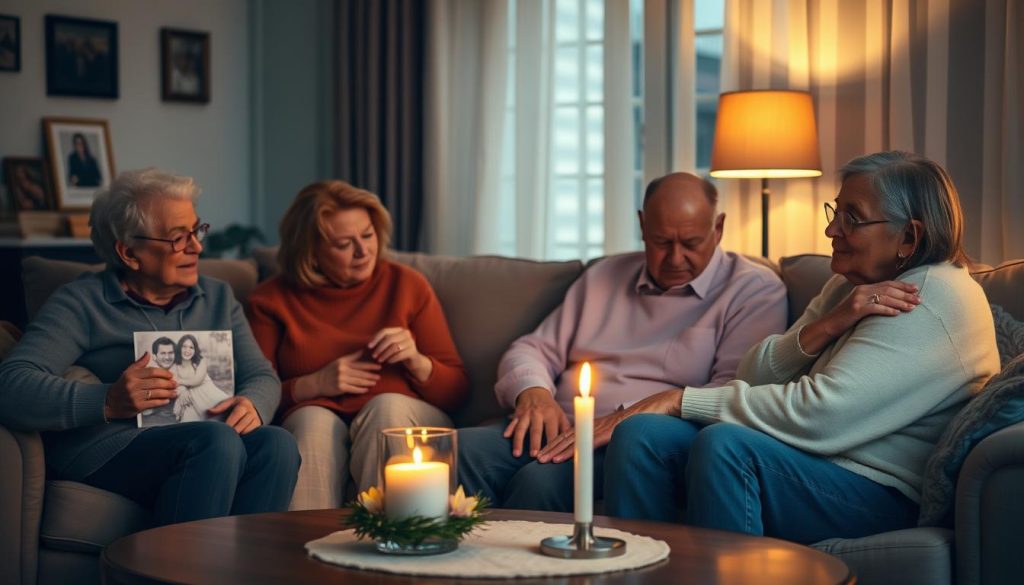 Family support during cancer grief