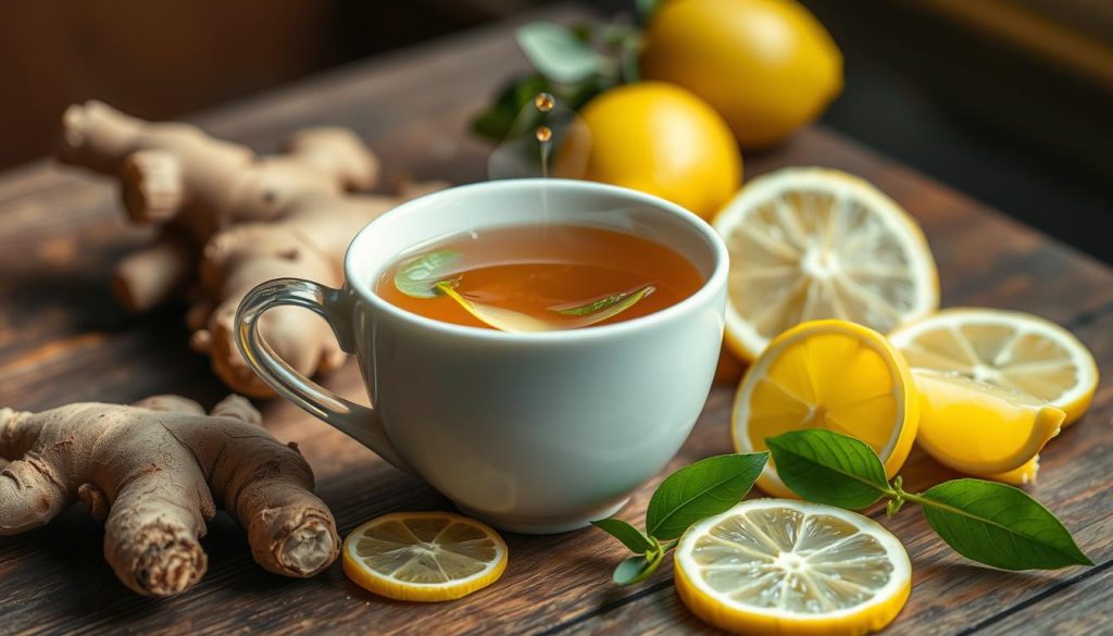 Ginger tea for heartburn