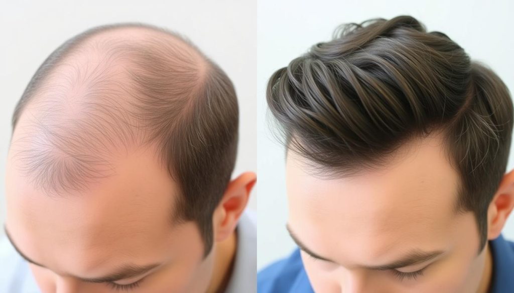 Hair transplant before and after results