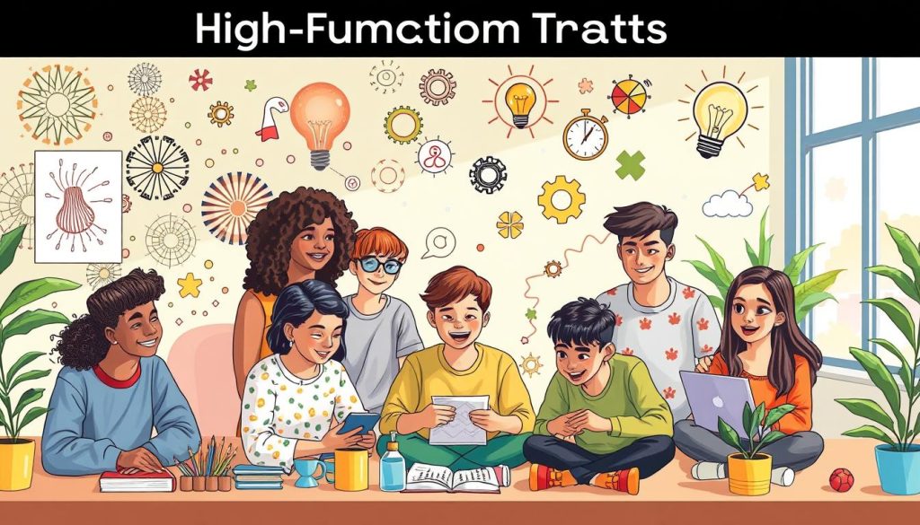 High-functioning autism traits
