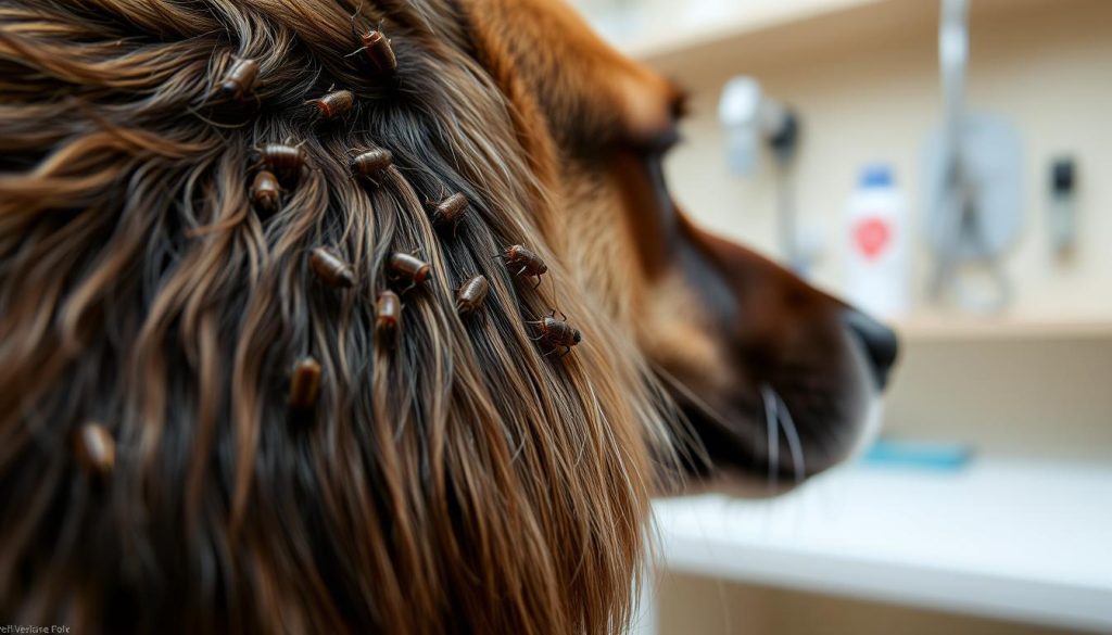 Identifying dog lice