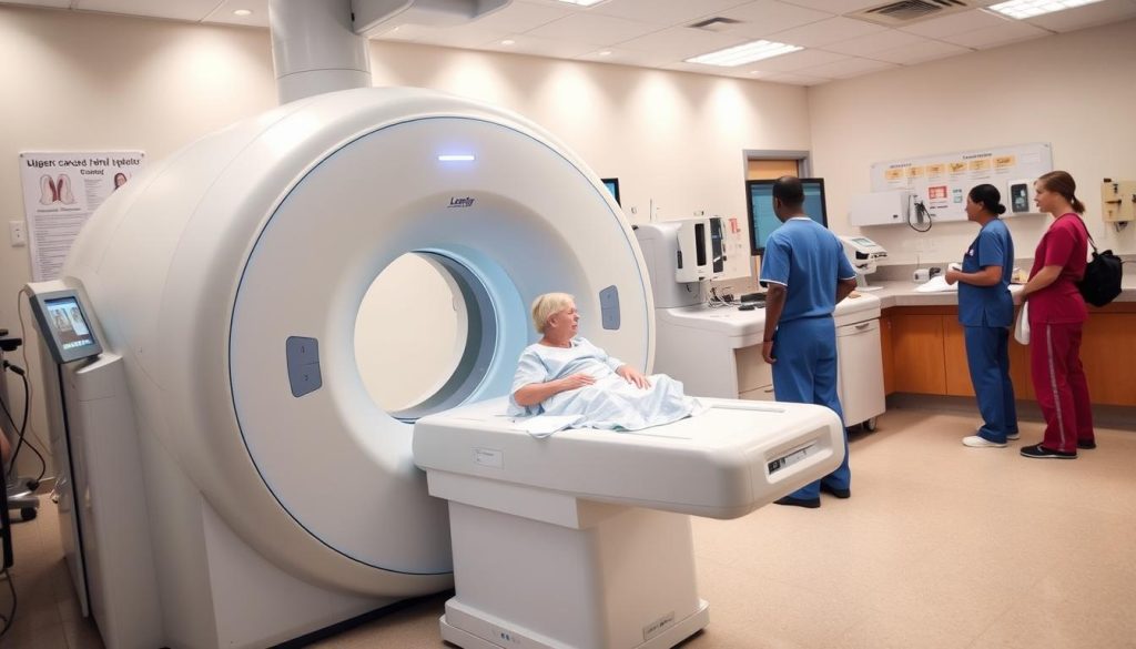 Lung cancer screening LDCT scan