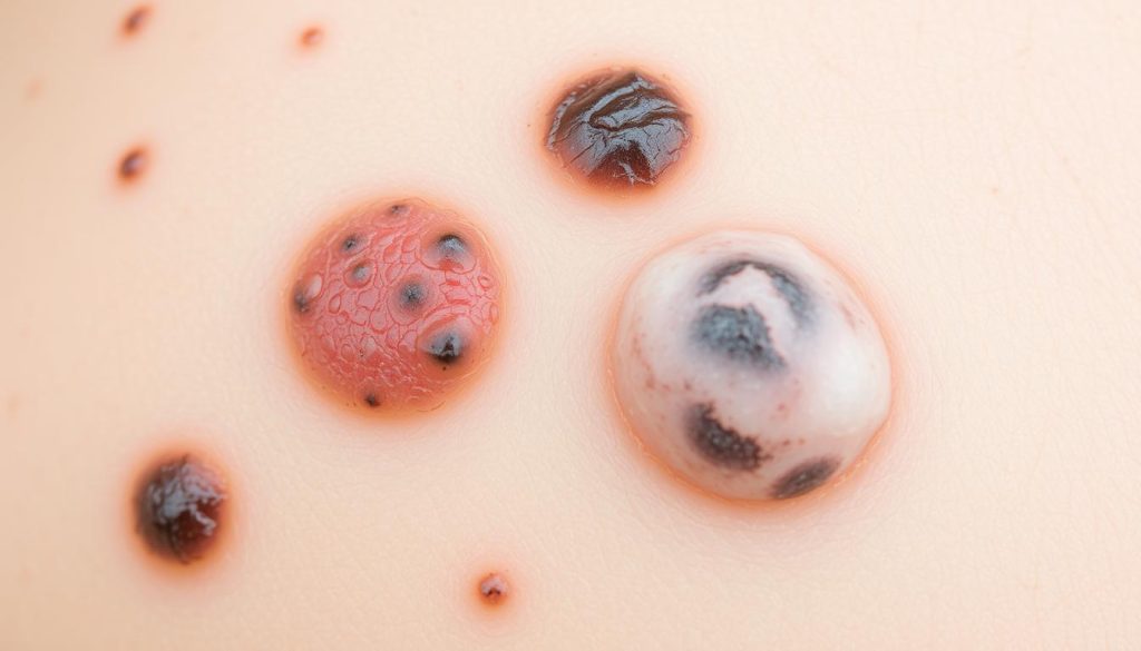 Mole changes for early detection of skin cancer symptoms