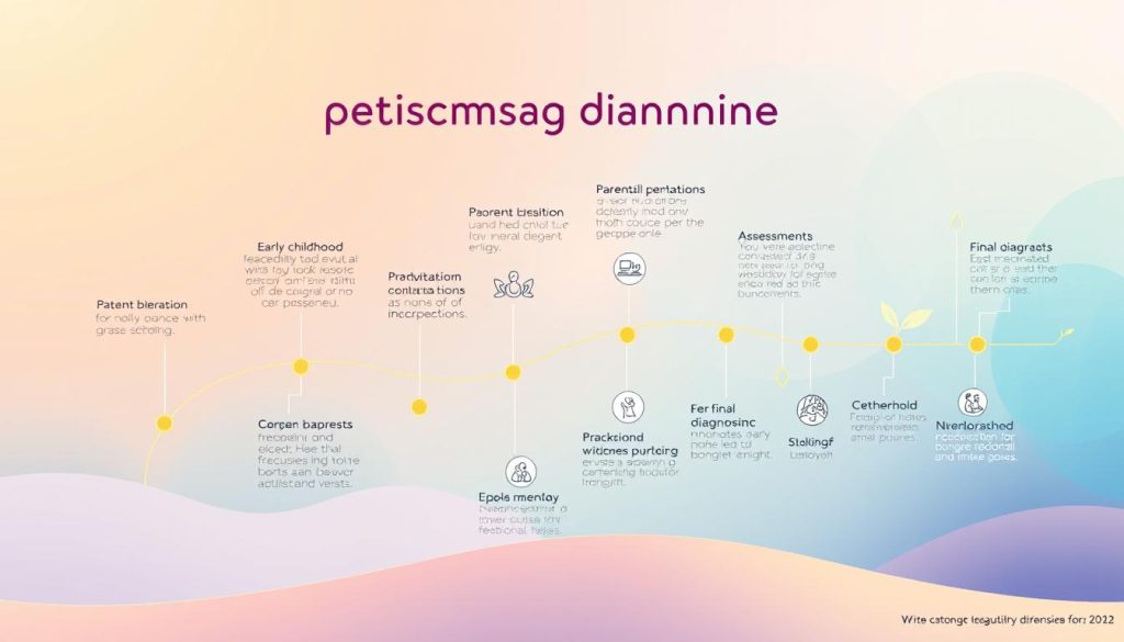 Pediatric autism diagnosis timeline