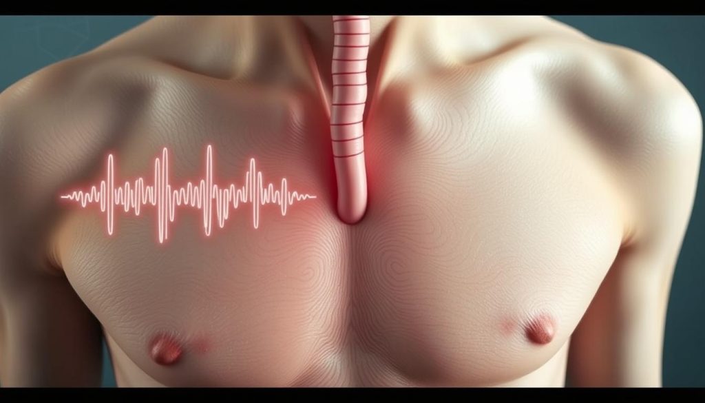Persistent hiccups as esophageal cancer symptom