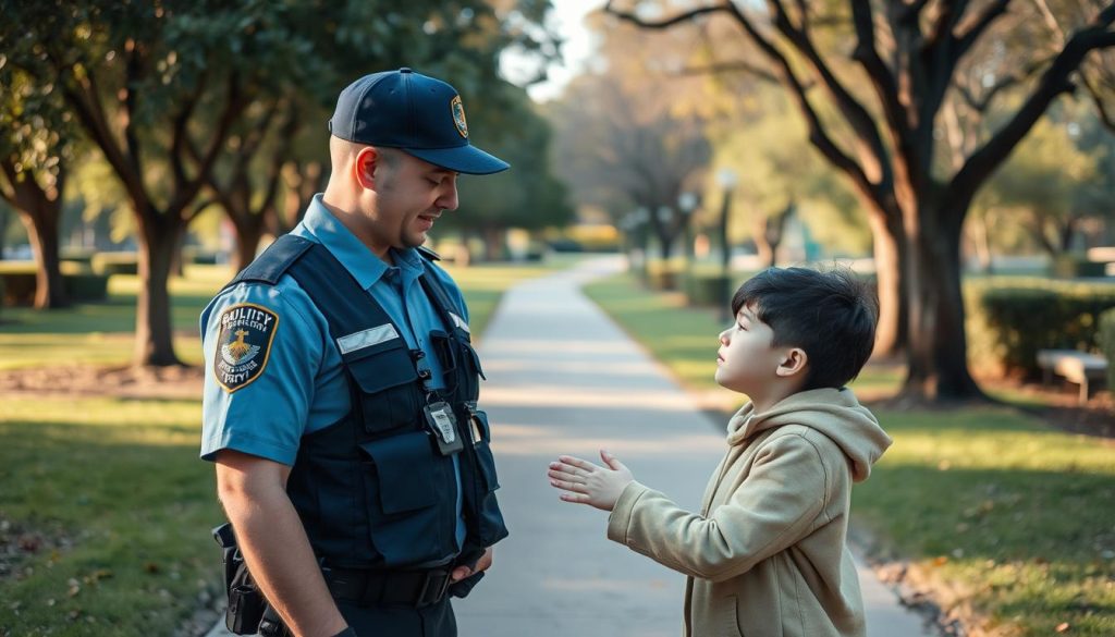 Professional security support for autistic individuals