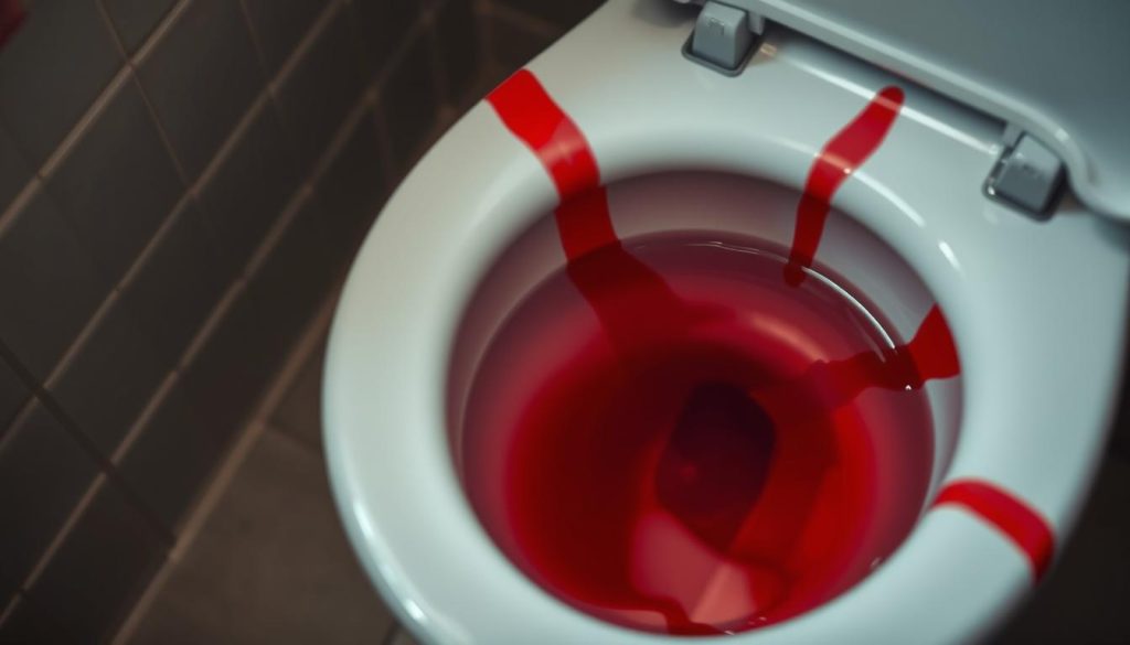 Rectal bleeding as colorectal cancer symptom