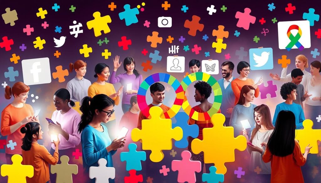 Social media autism awareness campaigns