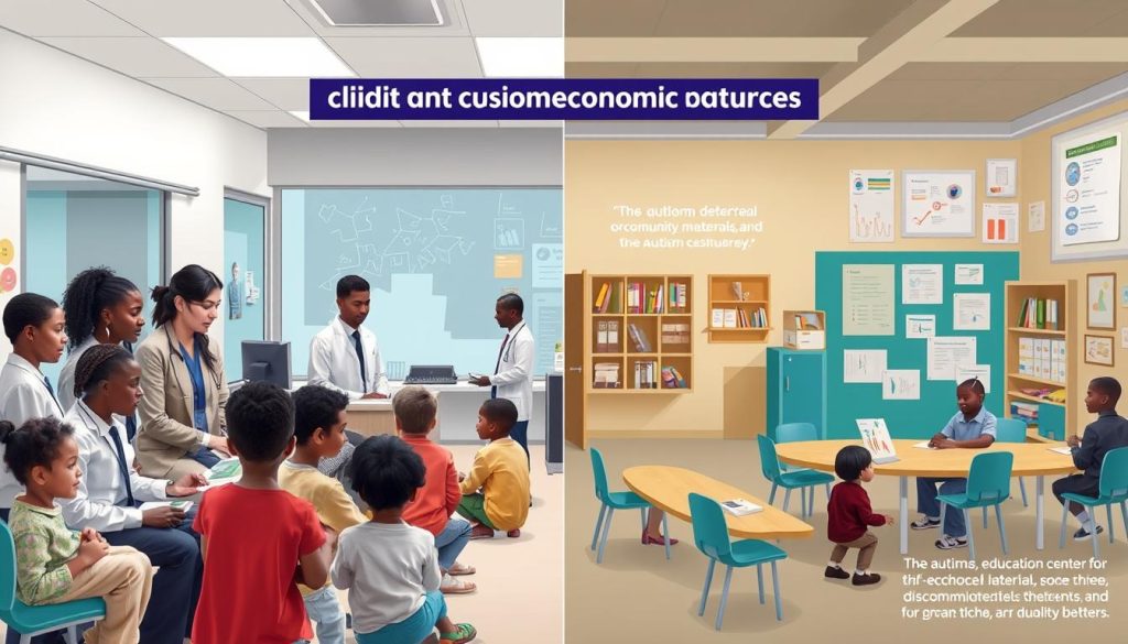 Socioeconomic factors in autism detection