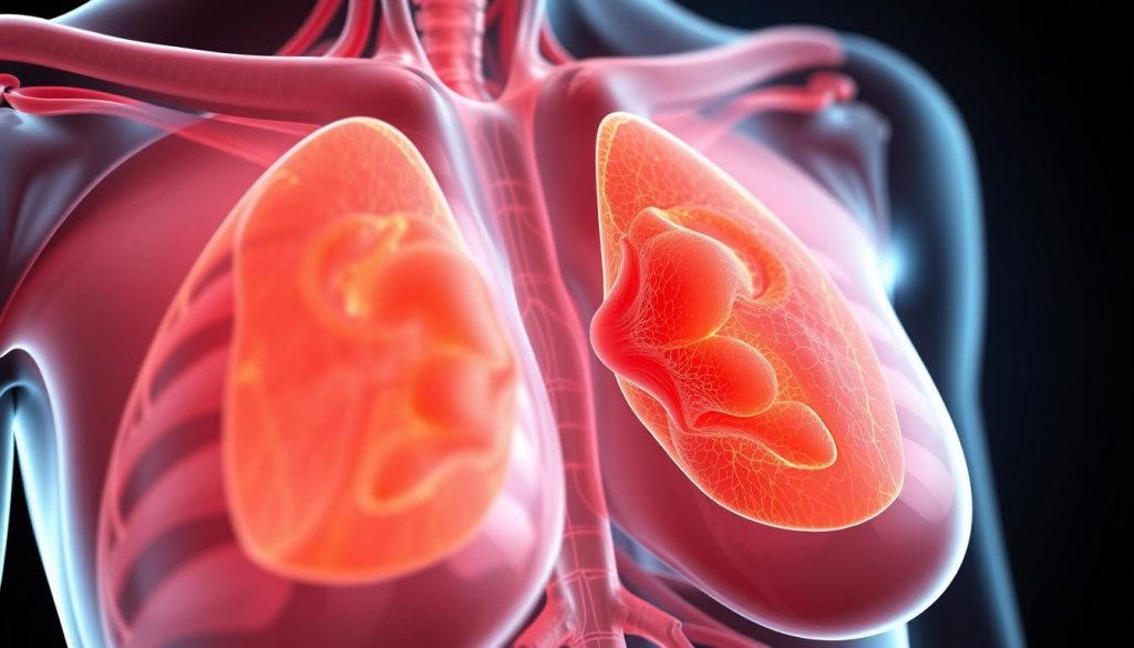 Swollen lymph nodes in breast cancer