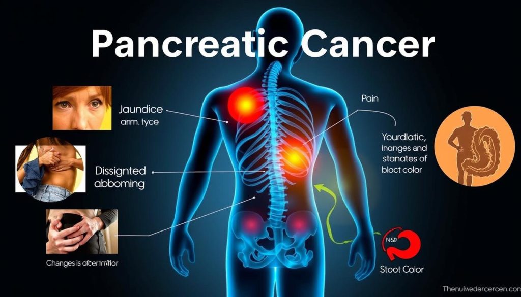Symptoms of pancreatic malignancies