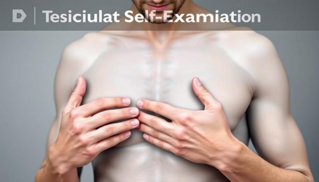 Testicular self-examination technique