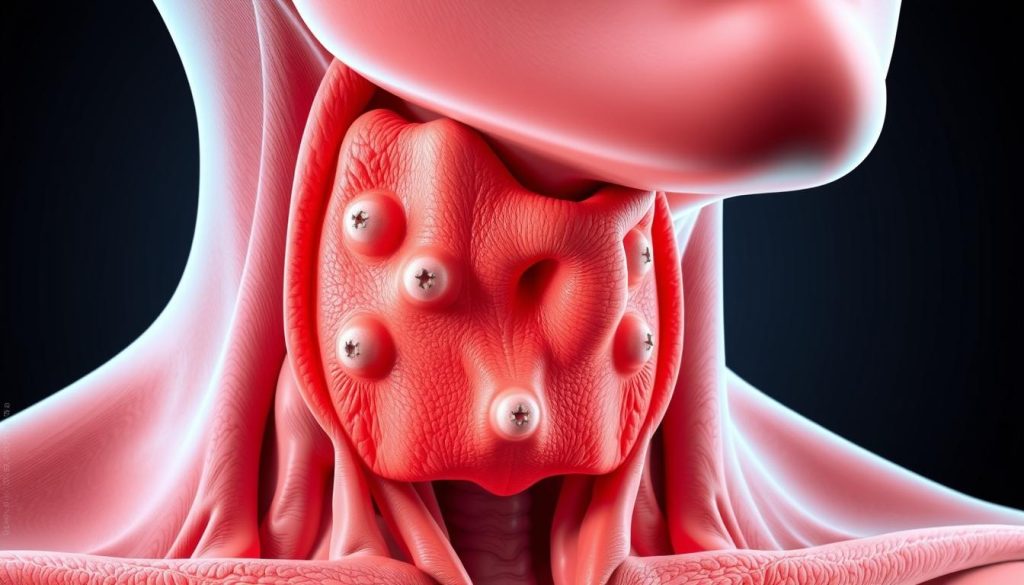 Thyroid nodules illustration