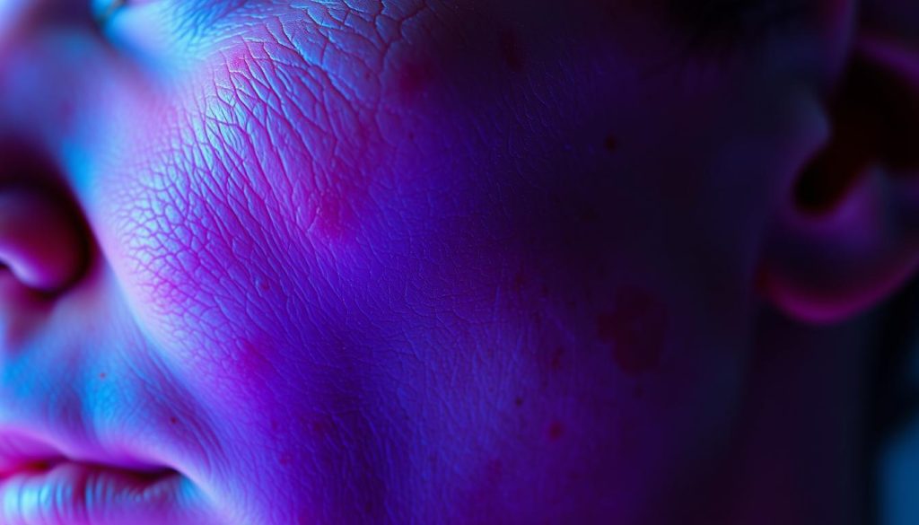 UV radiation effects on skin