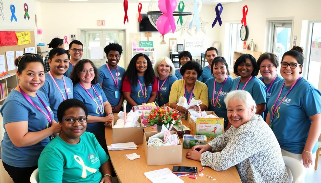 Volunteer cancer support