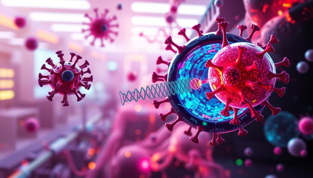 car gene insertion through viral vector transduction