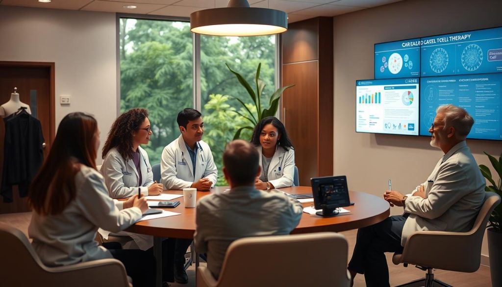 discussing concerns with healthcare team
