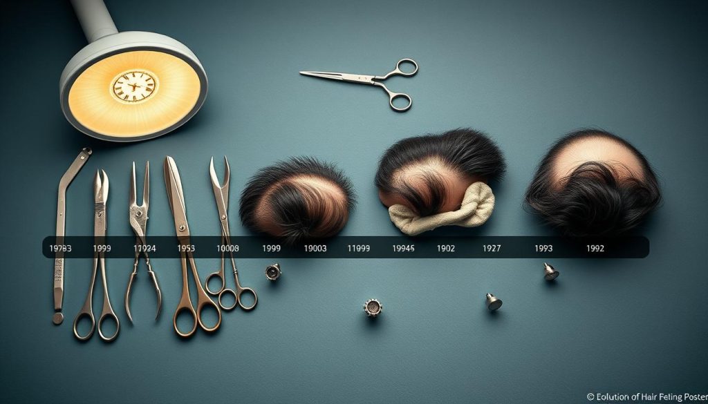 evolution of hair restoration procedures