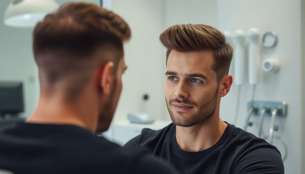 ideal FUT hair transplant candidate