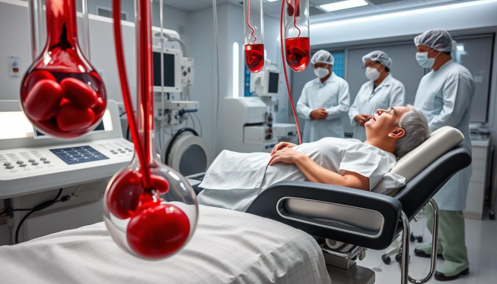 leukapheresis process for CAR T cell therapy