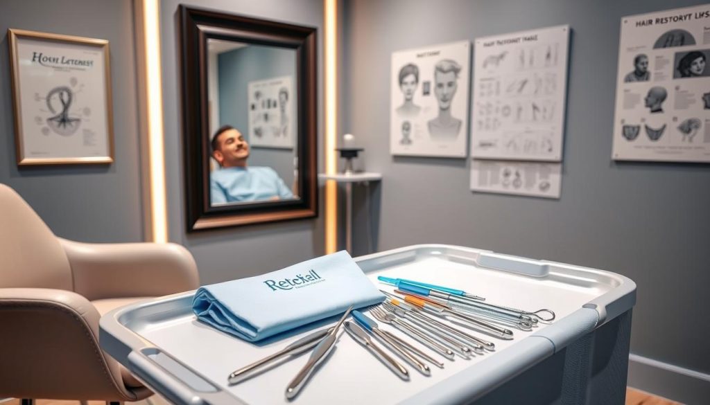 preparing for hair restoration surgery