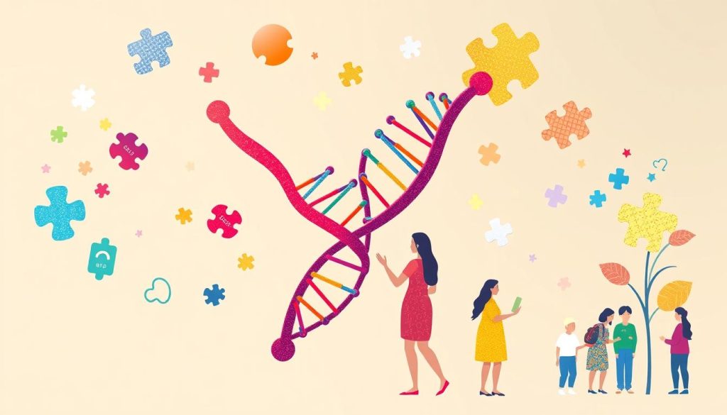 who carries the autism gene mother or father
